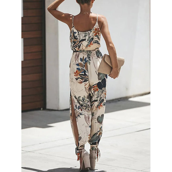 Womens Sexy Casual Daily V Neck Jumpsuit Image 2