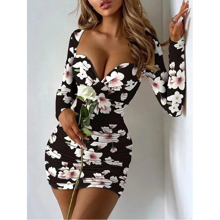 Womens Sheath Short Mini Dress Image 1