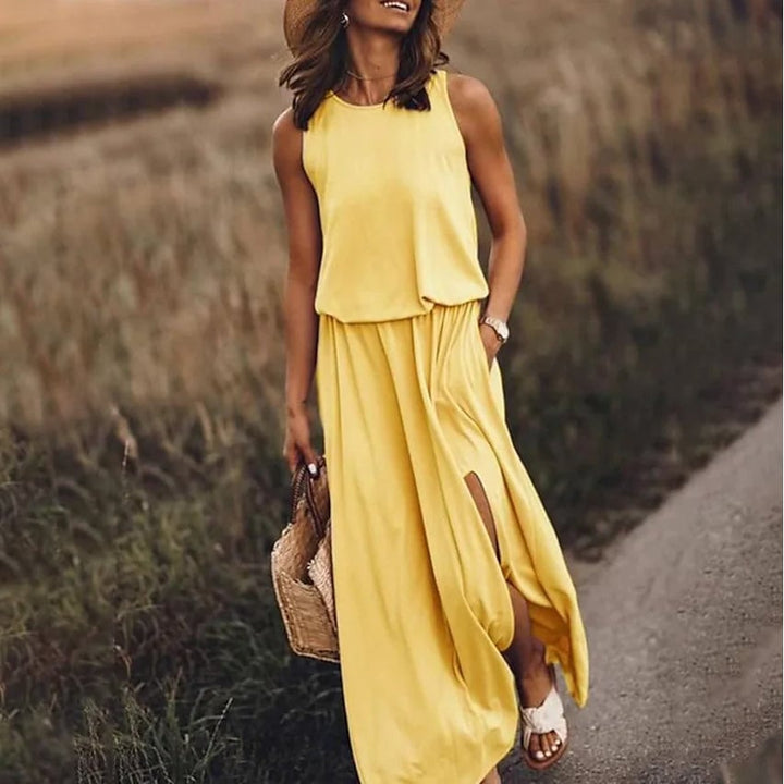 Womens Shift Maxi Long Dress Image 1