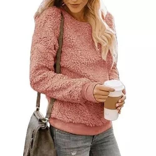 Womens Sherpa Sweatshirt Image 2