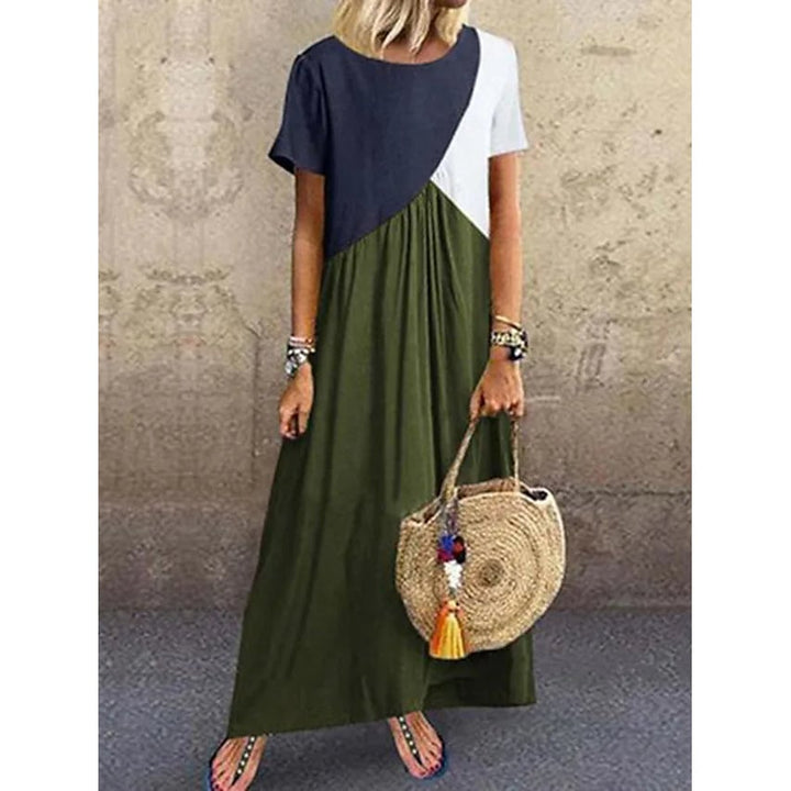 Womens Shift Dress Maxi long Dress Image 1