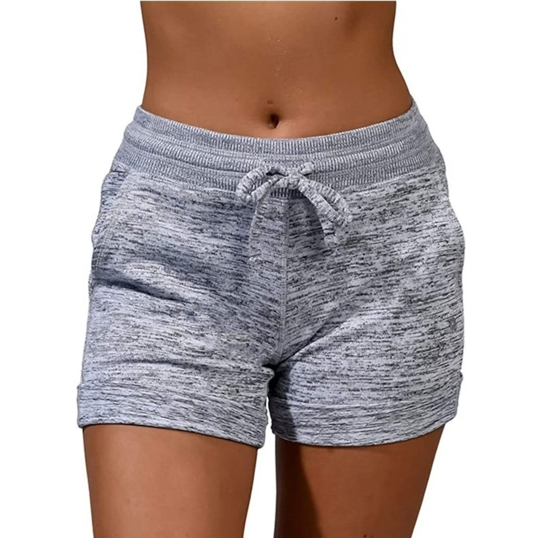 Womens Shorts Cotton Blend Image 1