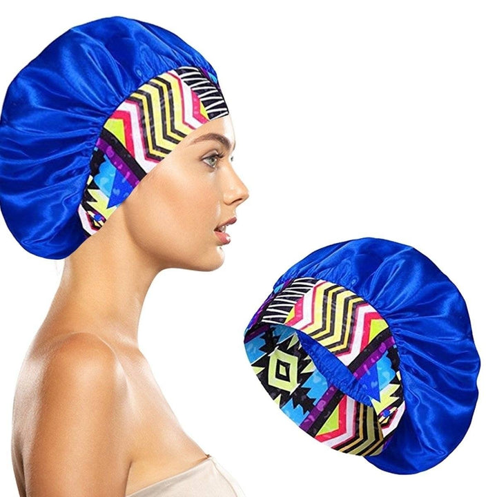 Womens Silky Satin Head Scarf Hair Wrap Cap Hat Headband Sleeping Bonnet Image 6