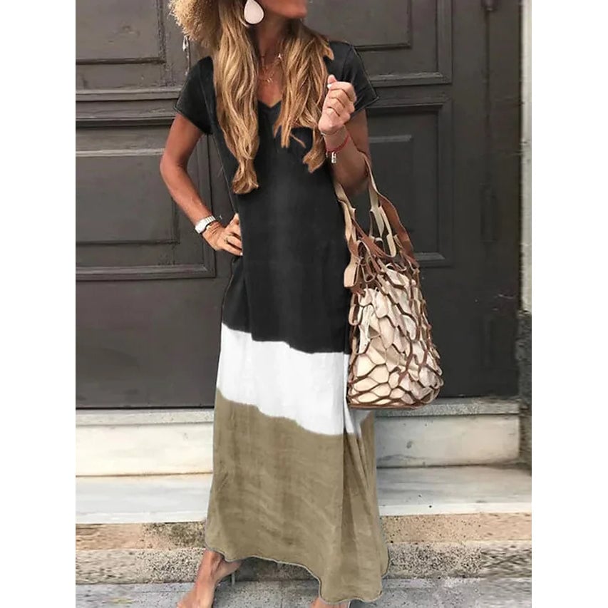 Womens T Shirt Maxi Long Dress Image 2