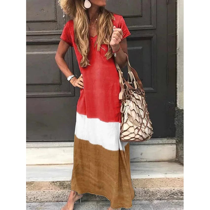 Womens T Shirt Maxi Long Dress Image 4