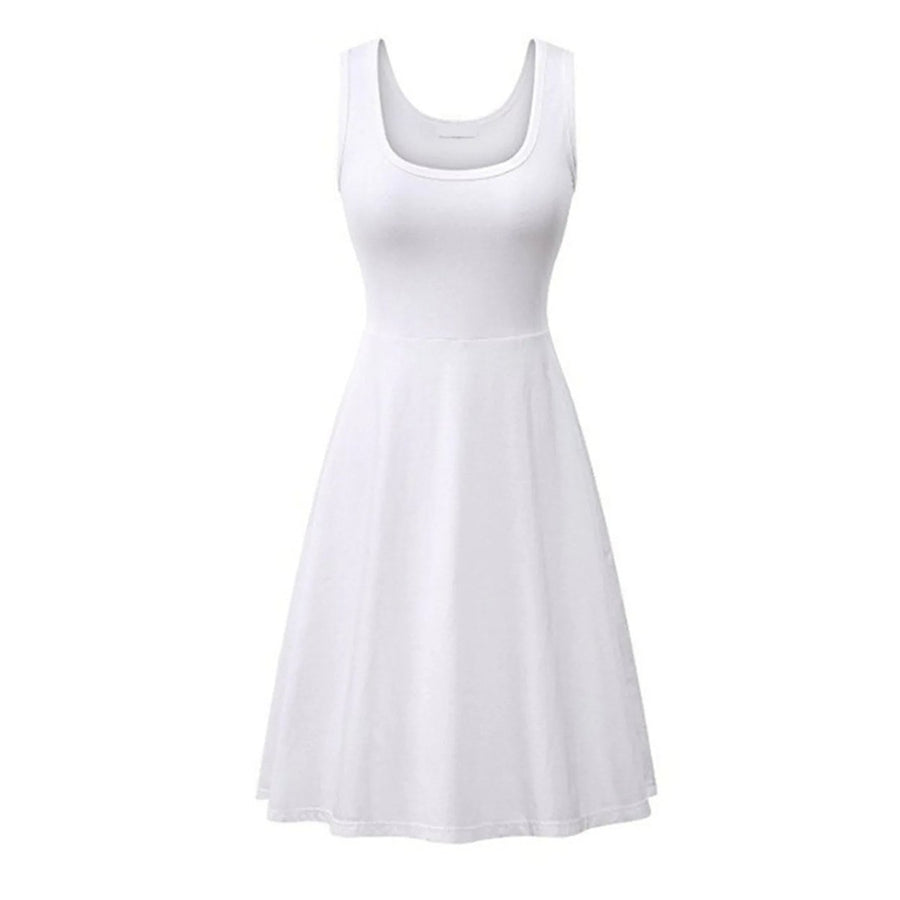 Womens Swing Knee Length Dress Image 1