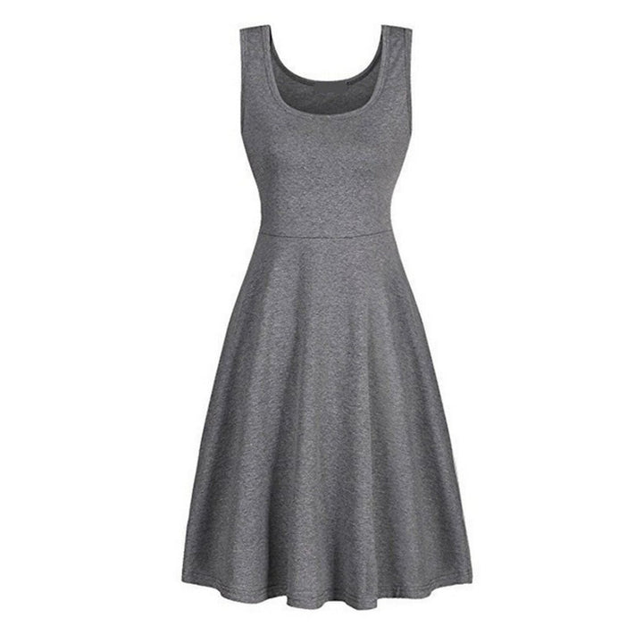 Womens Swing Knee Length Dress Image 3