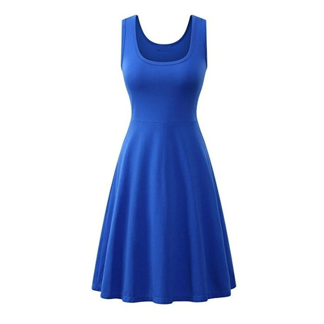 Womens Swing Knee Length Dress Image 6