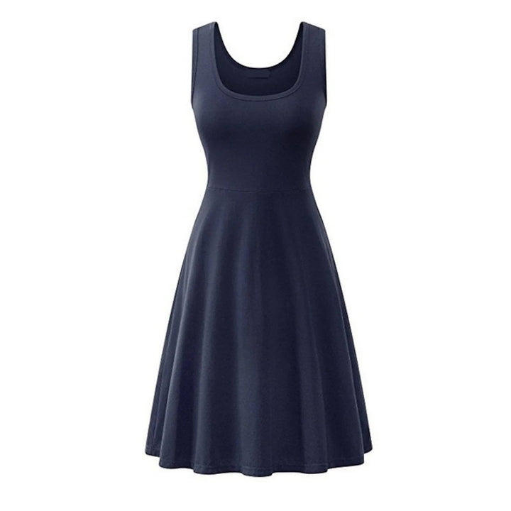 Womens Swing Knee Length Dress Image 8