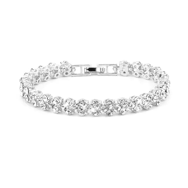 Womens Tennis Crystal Bracelet Image 2