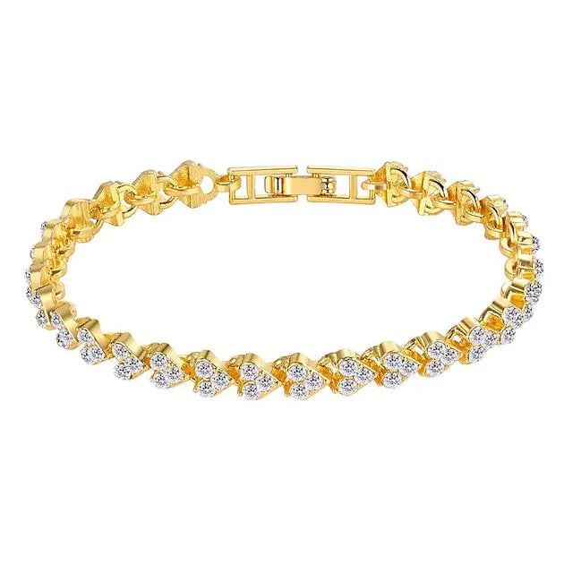 Womens Tennis Crystal Bracelet Image 3