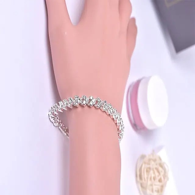 Womens Tennis Crystal Bracelet Image 6