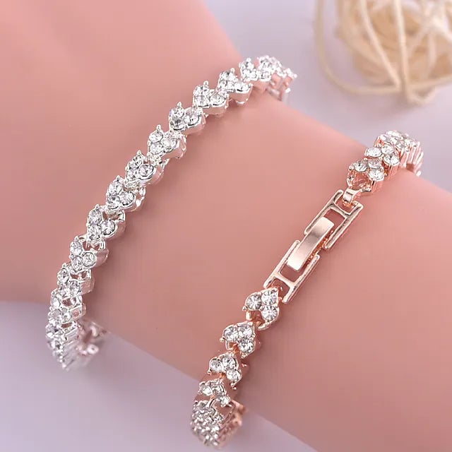 Womens Tennis Crystal Bracelet Image 9