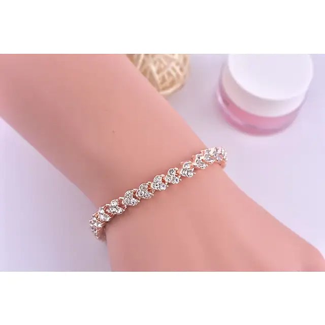 Womens Tennis Crystal Bracelet Image 10