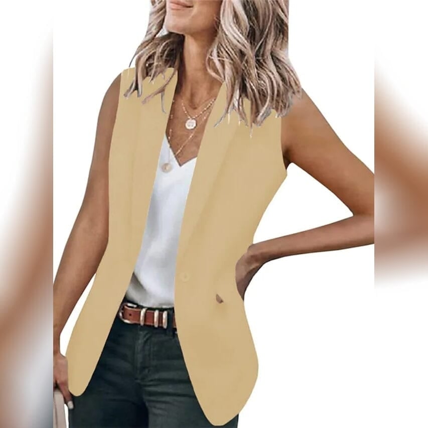 Womens Vest Regular Coat Image 6