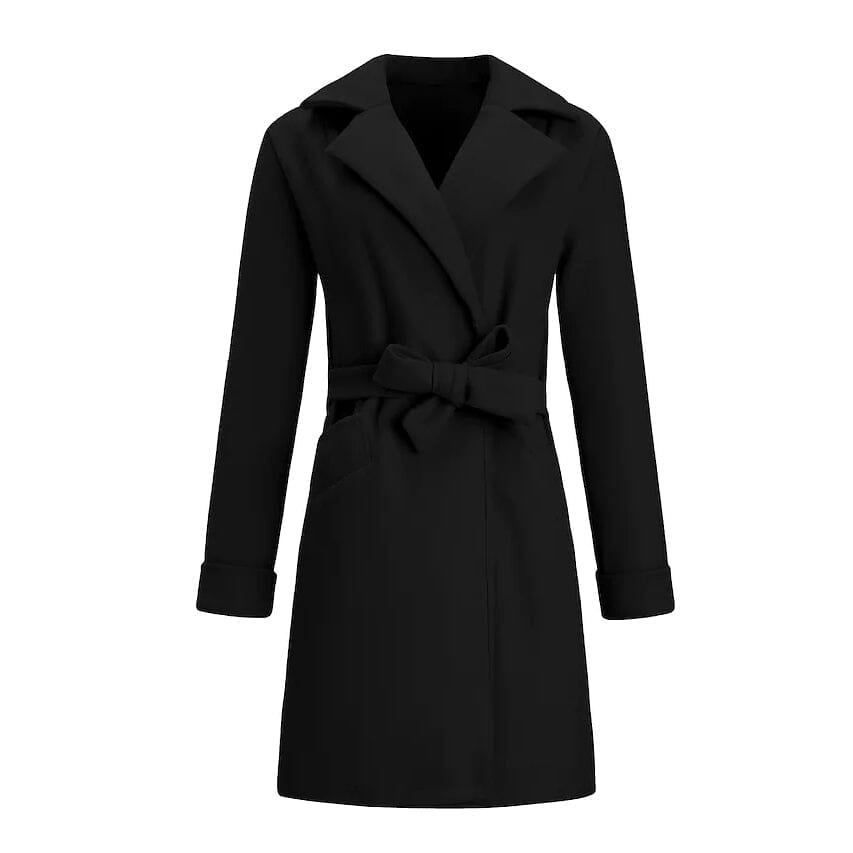 Womens Winter Fall Long Coat Image 8