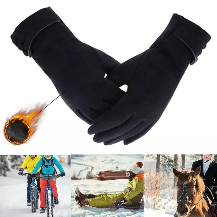 Womens Winter Warm Gloves Image 8