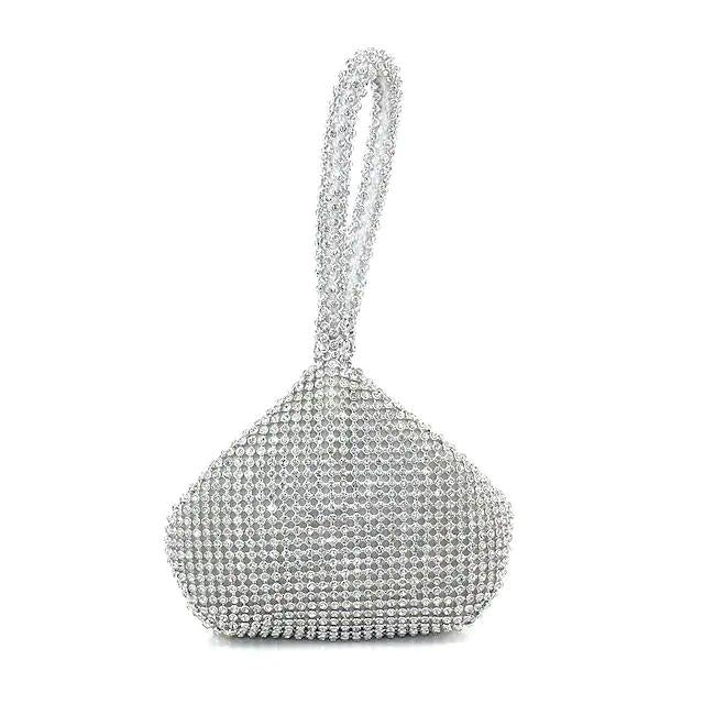 Womens Wristlet Glitter Shine Party Evening Bag Image 2