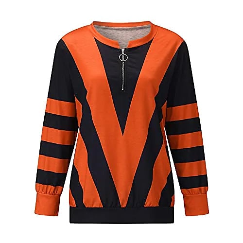 Womens Zip Shirt Long Sleeve Image 6