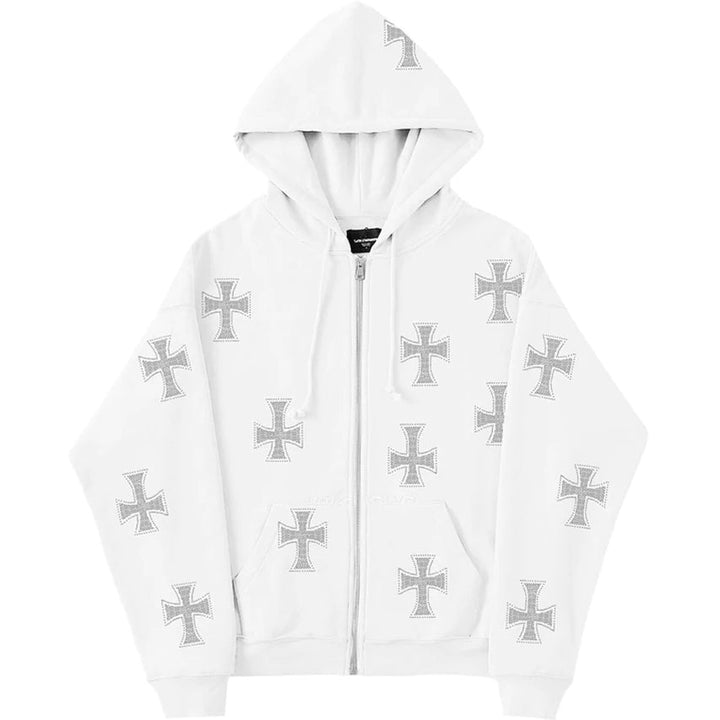 Womens Zip Sports Hoodie Image 4