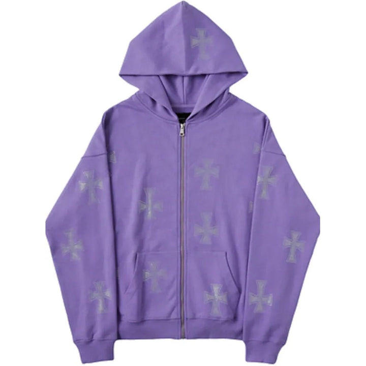 Womens Zip Sports Hoodie Image 1