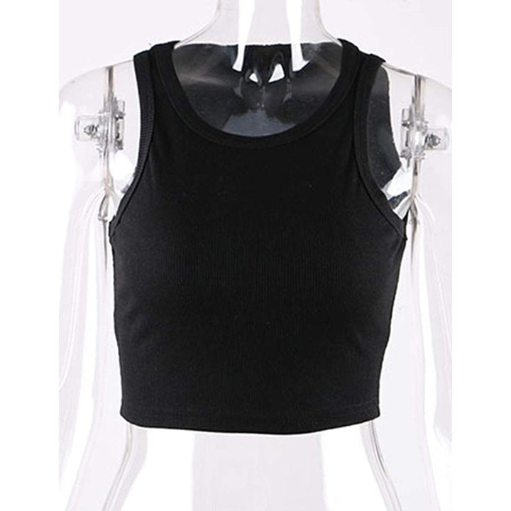 Womens Basic Sleeveless Tank Top Image 6