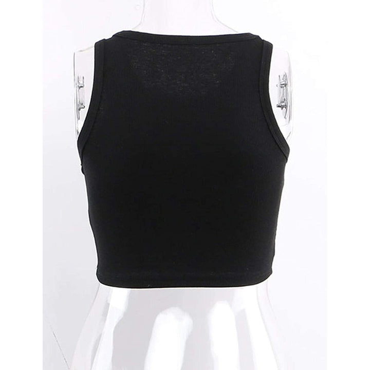 Womens Basic Sleeveless Tank Top Image 7