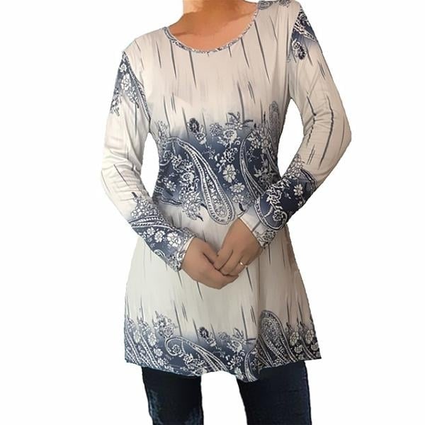 Womens Autumn Round Neck Long Sleeves Image 1