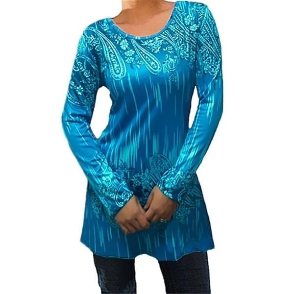 Womens Autumn Round Neck Long Sleeves Image 2