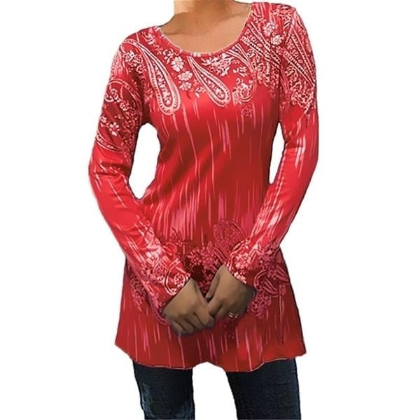 Womens Autumn Round Neck Long Sleeves Image 4