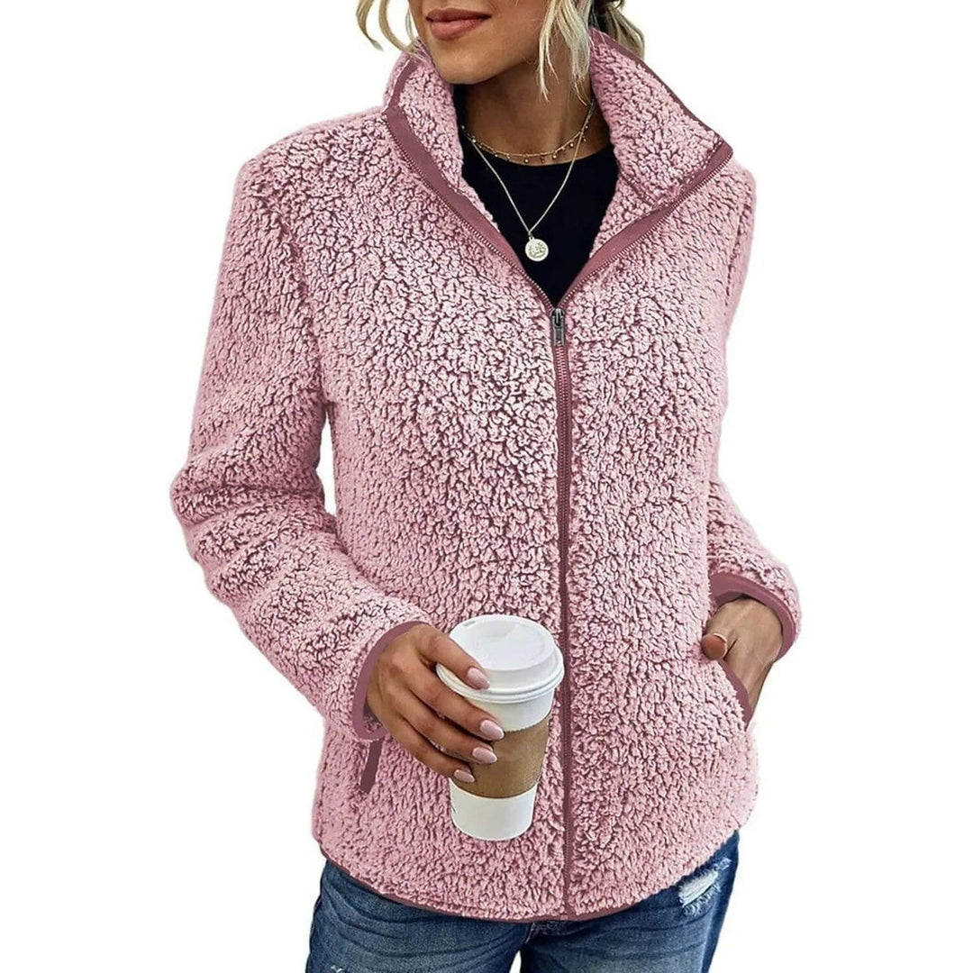 Womens Zip Up Jacket Long Sleeve Image 4