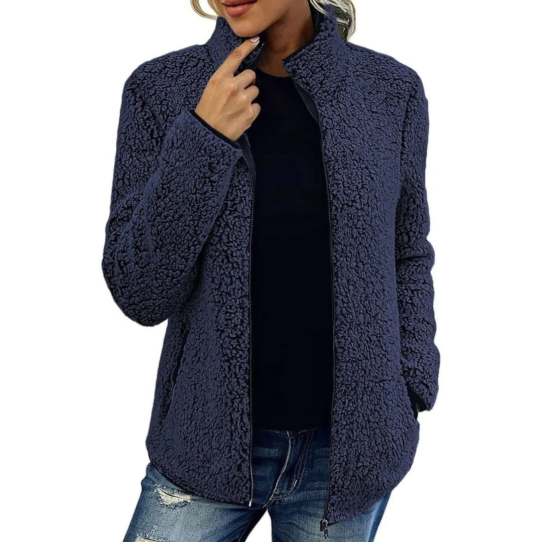 Womens Zip Up Jacket Long Sleeve Image 6