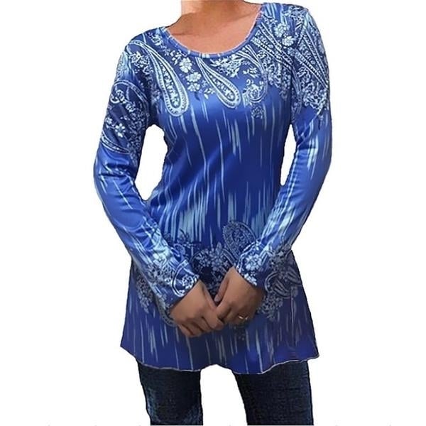 Womens Autumn Round Neck Long Sleeves Image 4