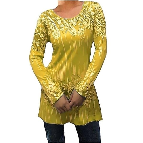 Womens Autumn Round Neck Long Sleeves Image 7