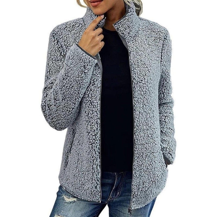 Womens Zip Up Jacket Long Sleeve Image 1