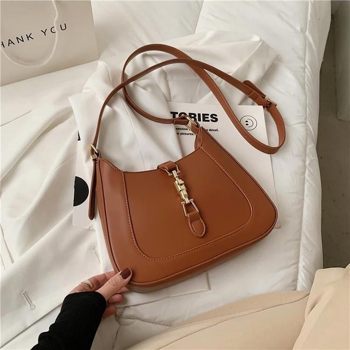 Womens Leather Crossbody Bag Image 8