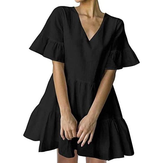 Women s Cute Shift Dress with Pockets Image 6