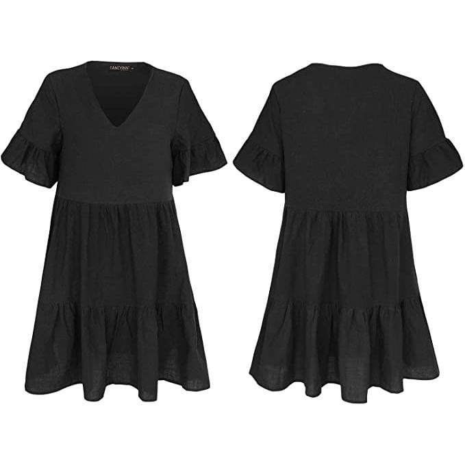 Women s Cute Shift Dress with Pockets Image 7