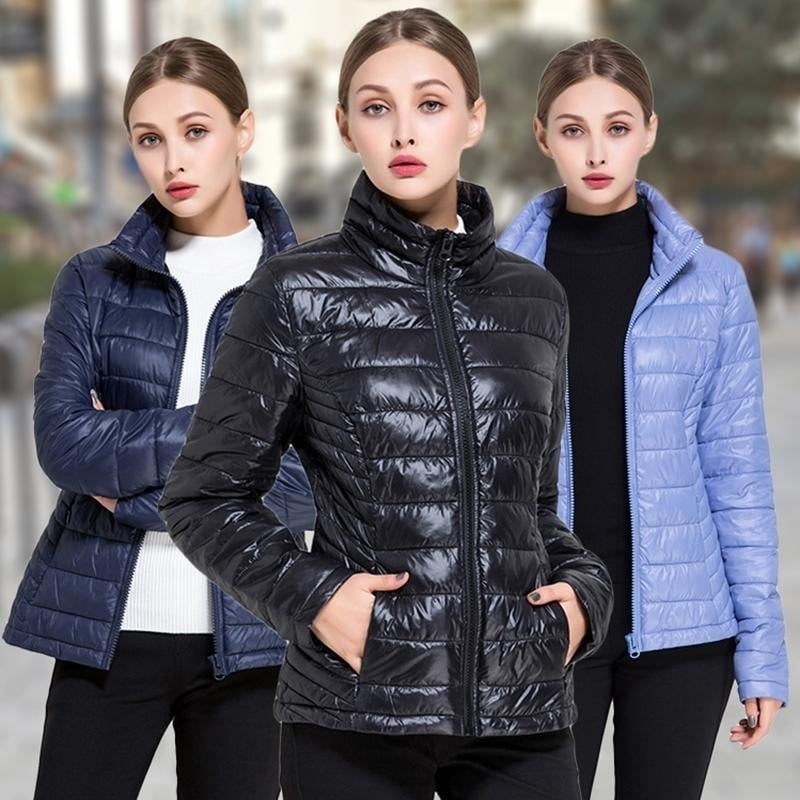 Women s Goose Down Lightweight Puffer Jacket Image 1