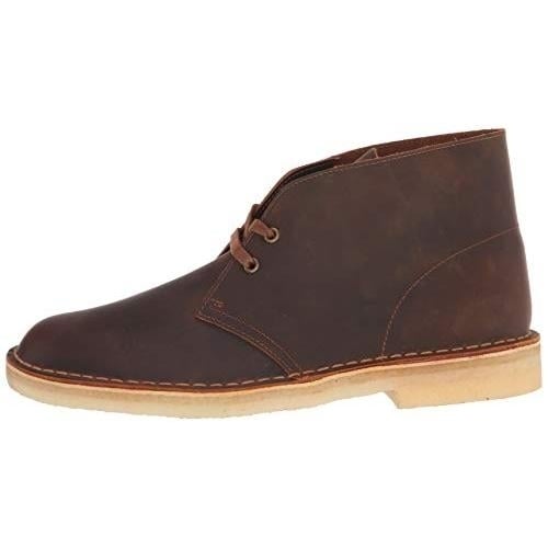 Clarks Mens Desert Chukka Boot Beeswax Image 1