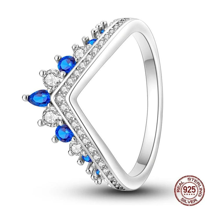 Colorful Zircon Star Moon Rings for Women  925 Sterling Silver Ideal for Wedding Engagement and Birthday Gift Jewelry Image 4