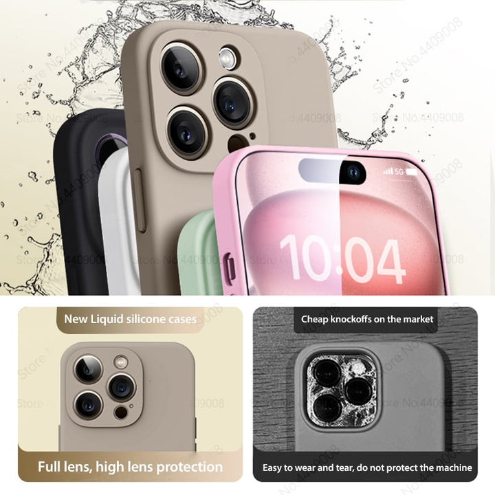 Original Liquid Silicone Magnetic Case For iPhone 11 13 12 14 15 Pro Max Plus For Magsafe Case Wireless Charge Cover Image 4