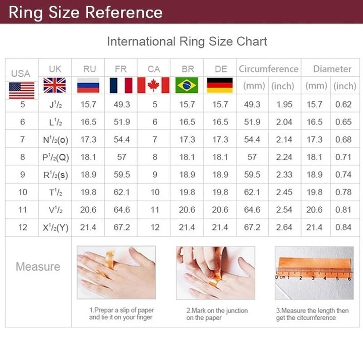 Women 100% 925 Sterling Silver Star Moon Colorful Zircon Rings Image 7