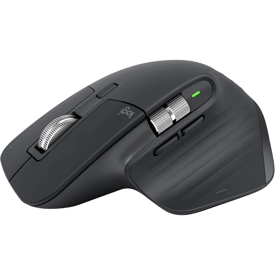 Logitech MX Master 3S Wireless Mouse - 8K DPI Graphite USB-C Bluetooth + Free Adobe CC Image 1