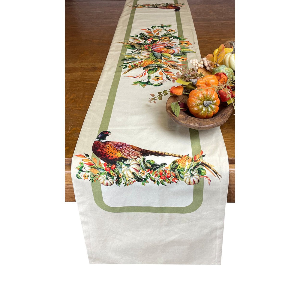 Golden Hill Studio Long Leaf Farm Cloth Table Runner 13" x 72" Image 2