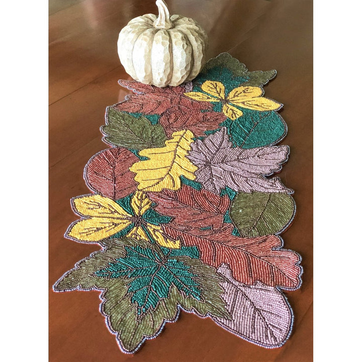 Gifts at Decor Autumn Leaves Table Runner Image 3