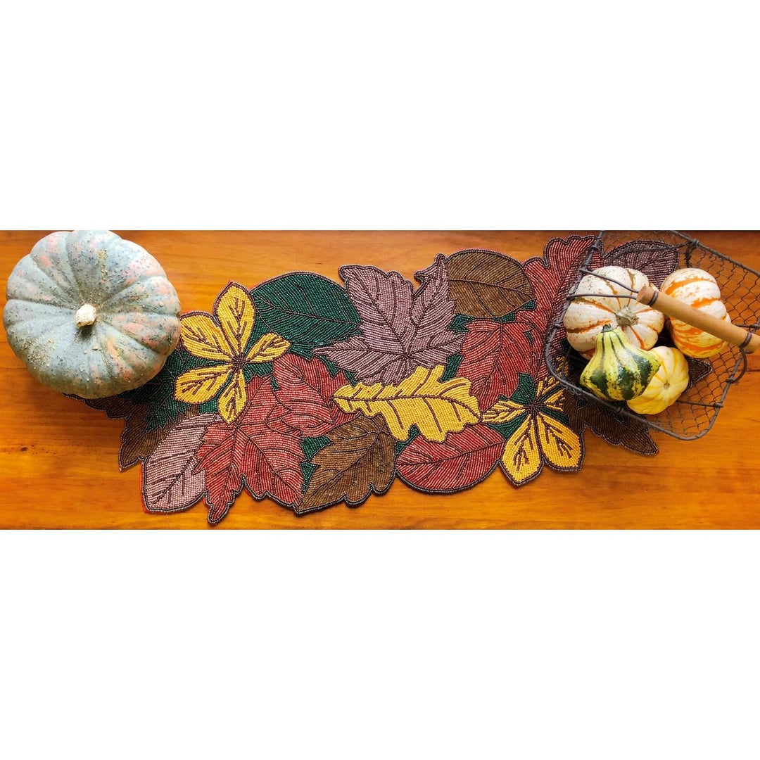 Gifts at Decor Autumn Leaves Table Runner Image 6