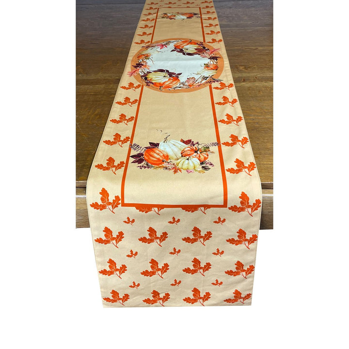 Golden Hill Studio Fall Harvest Cloth Table Runner 13" x 72" Image 3