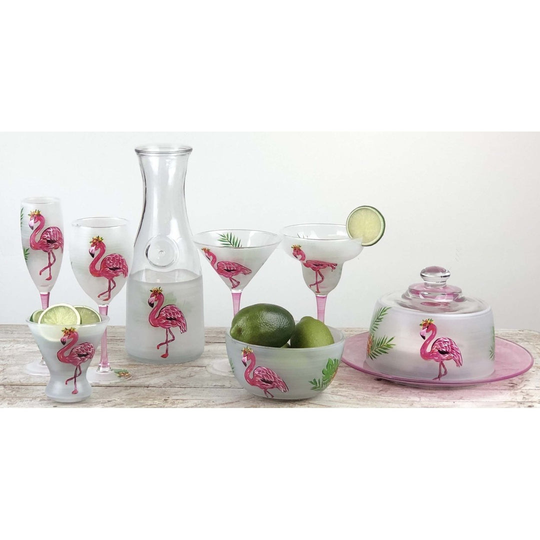 Golden Hill Studio Flamingo Fun Carafe Image 2