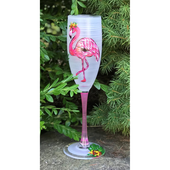 Golden Hill Studio Flamingo Fun Champagne S/2 Image 3